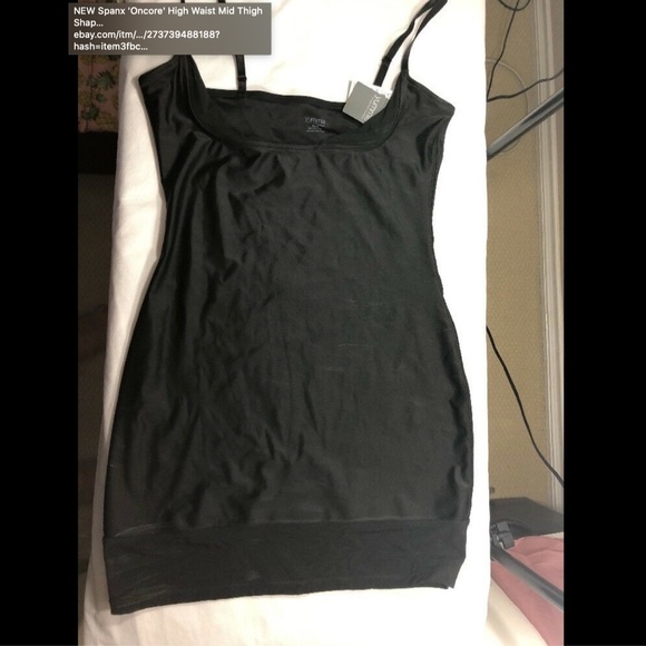 NWT $78 Yummie‎ by Heather Thomson Shaper Bustless Slip in Black [SZ XL ] - Picture 3 of 8